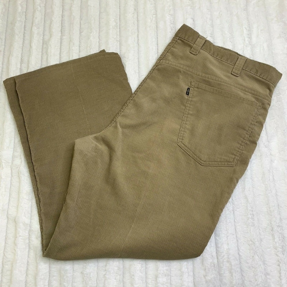 Vintage LEVI'S Big E Corduroy Khaki Pants 42‎